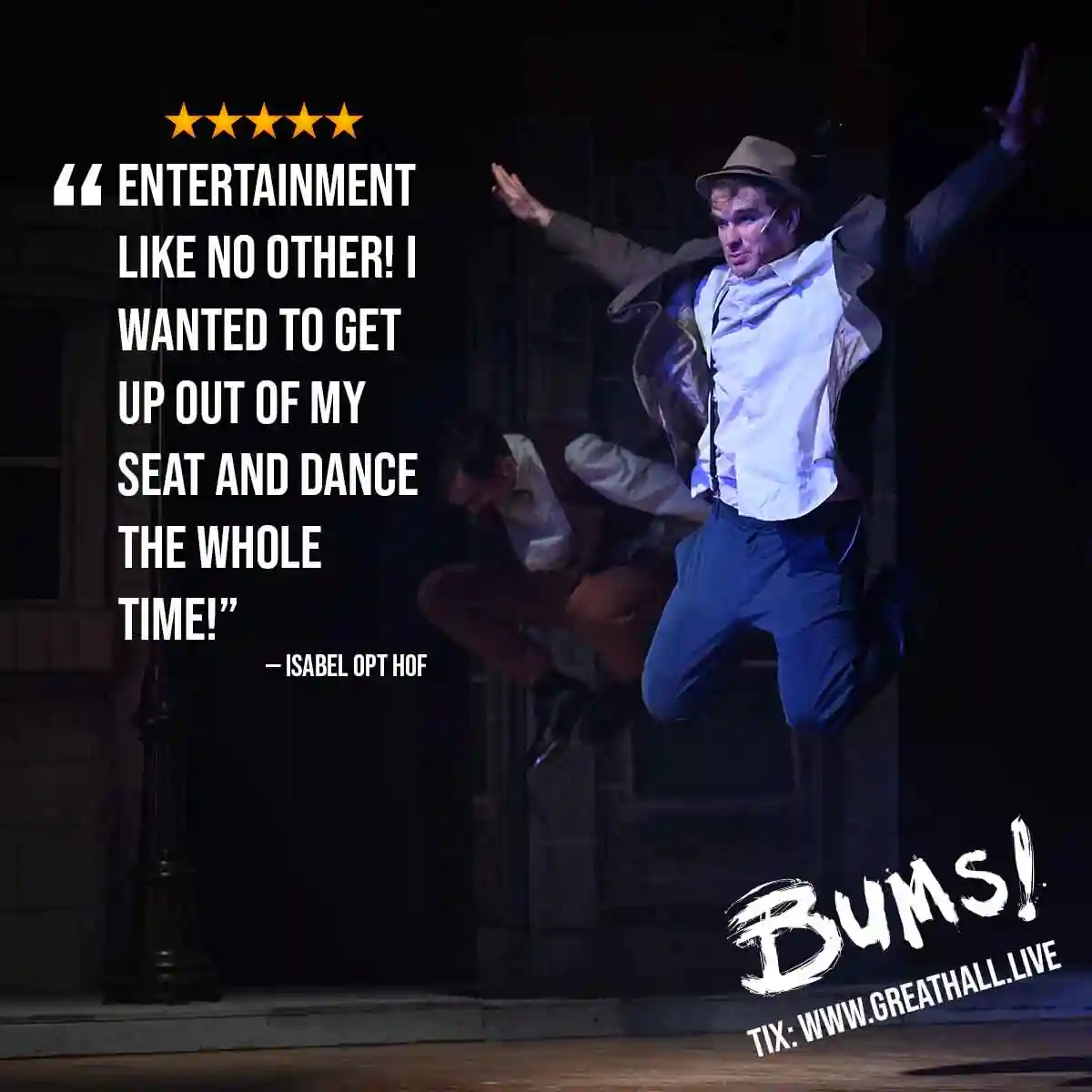 Bums & Businessmen, a previous production